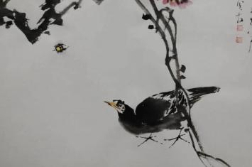 以意写形 以势贯气——蔡茂友庚子年水墨花鸟作品欣赏