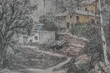 走入胡良文画笔下的乡野村居